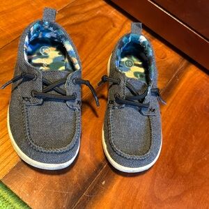 Toddler Bobby pull on sneakers- size 10 charcoal gray